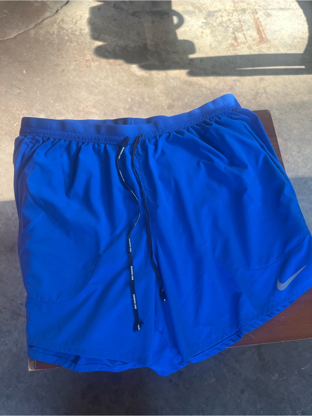 Nike Royal Blue Women’s Running Shorts with Drawstring